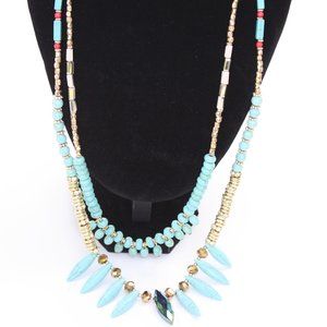 LONG MULTI-COLORED NECKLACE